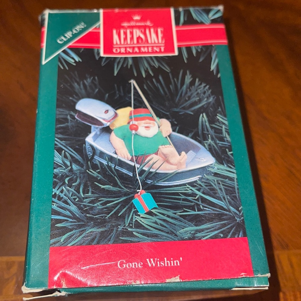 Hallmark 1992 Gone Wishin Xmas Ornament